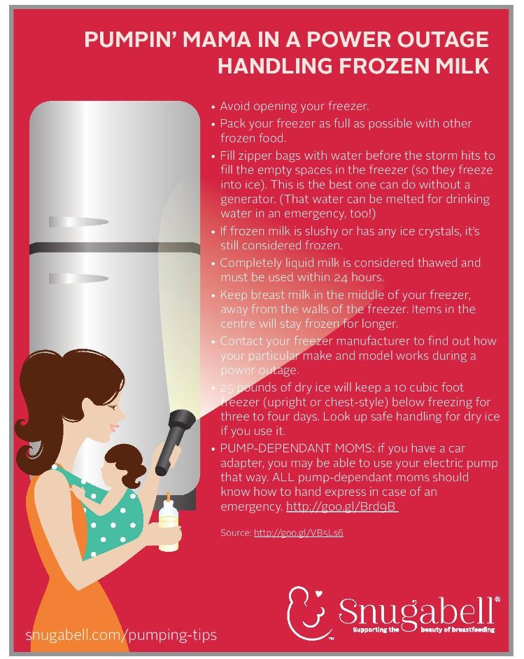 snugabell's tweet photo. What do you do with your #milkstash when the power goes out?
#pumpingprotips #normalizebreastfeeding #pumpingmama #breastmilk #breastfeeding https://t.co/IQ7I6SbSy3