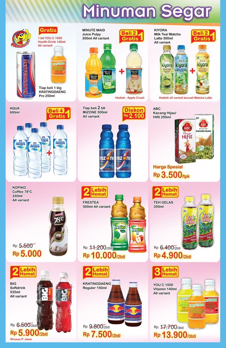 Indomaret در توییتر Dapatkan Hematnya Aneka Produk Minuman Segar Periode 16 31 Oktober 16 Superhemat T Co Niirhexpmr Indomaret در توییتر Dapatkan Hematnya Aneka Produk Minuman Segar Periode 16 31 Oktober 16 Superhemat T Co Niirhexpmr