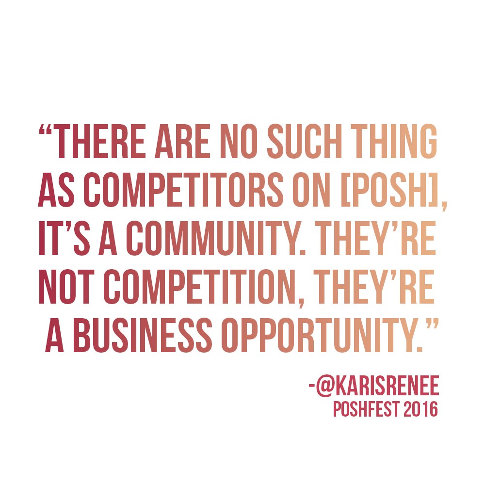 Poshmarkapp's tweet image. ICYMI words of wisdom from @KarisRenee. 💕