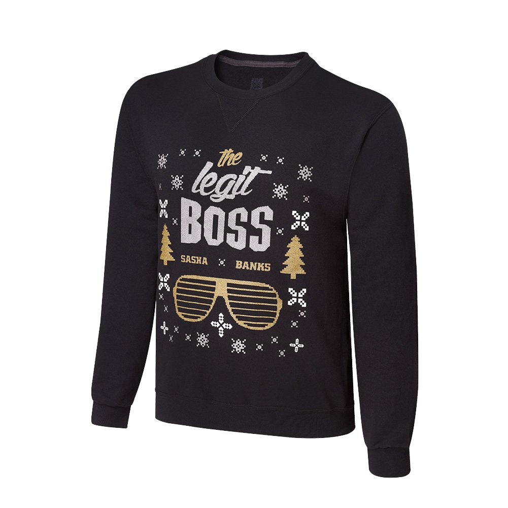 MercedesMoneCom's tweet photo. You can't help but feel early holiday cheer with all the new @SashaBanksWWE holiday gear on @WWEShop! 😍🎄 - https://t.co/wY6cDayyEu https://t.co/DRhNb4tth6