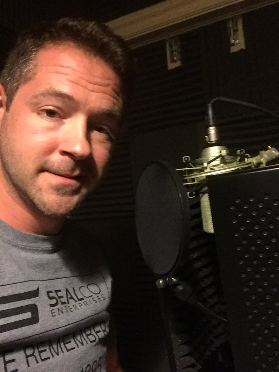 BryanWhorton's tweet photo. Recording a Voice Over audition in my "padded room"! :) @SwitzerTalent #VoiceOver https://t.co/qp5EOgUt2d