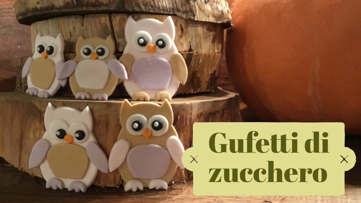 KikkasCakes's tweet photo. Tanti Gufetti di zucchero per decorare Torte e Tavola! Le istruzioni su: https://t.co/lUE9yvc2ry
#Halloween #cakedesign #decorazionetorte https://t.co/LzWr7LSAC8
