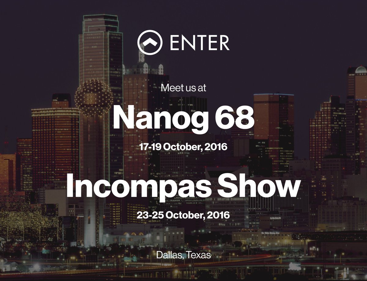 enterteam's tweet image. Contact us to have a meeting with our team! Mail at wholesale@enter.it or DM #nanog68 #incompasShow #Dallas @milkoilari