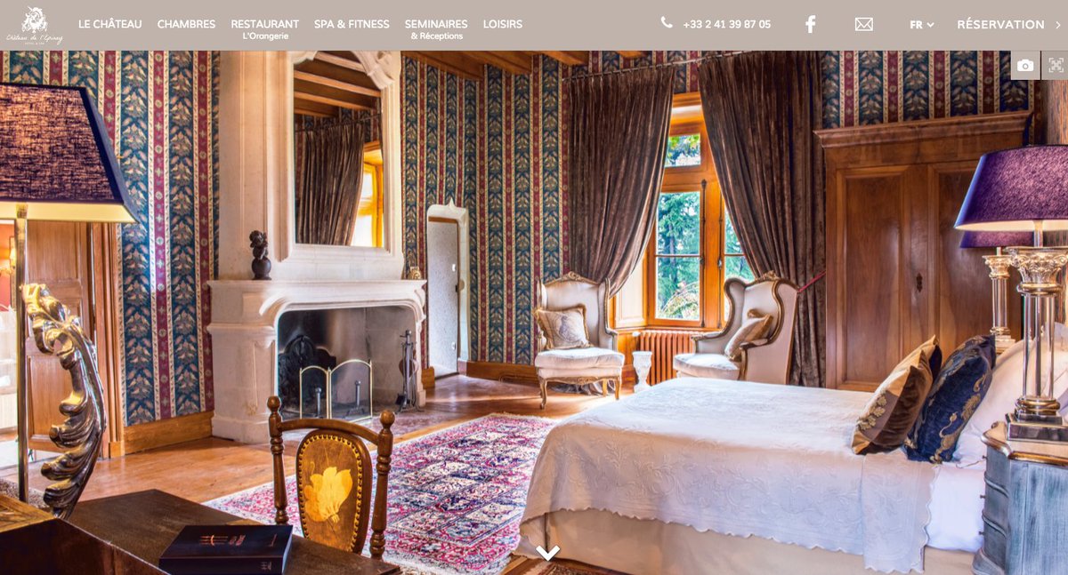 hotelspref's tweet image. NOUVEAU SITE INTERNET pour le Château de l&apos;Epinay. Réalisation by #hotelspreference ! chateauepinay.com #website #packweb #digital