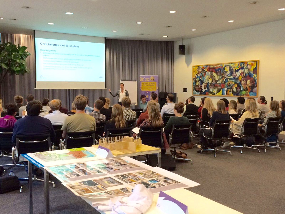 Volle  bak bij de introductiebijeenkomst voor nieuwe medewerkers #werkenbijfontys