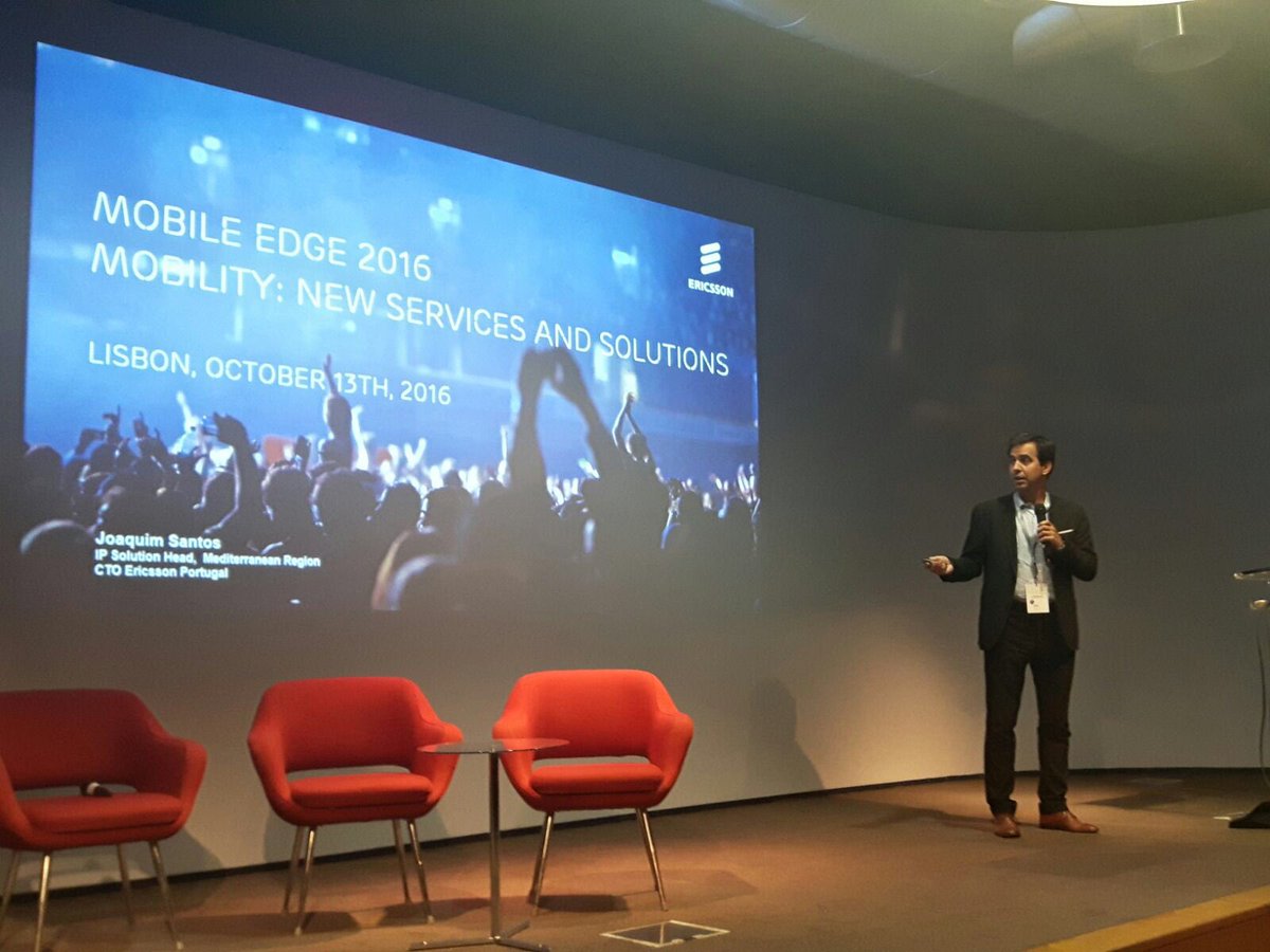 mobileedgeevent's tweet photo. "With 5G network new possibilities for business and app development arise" Joaquim Santos from Ericsson Portugal #MobileEdge2016 https://t.co/NOpgvMptpA
