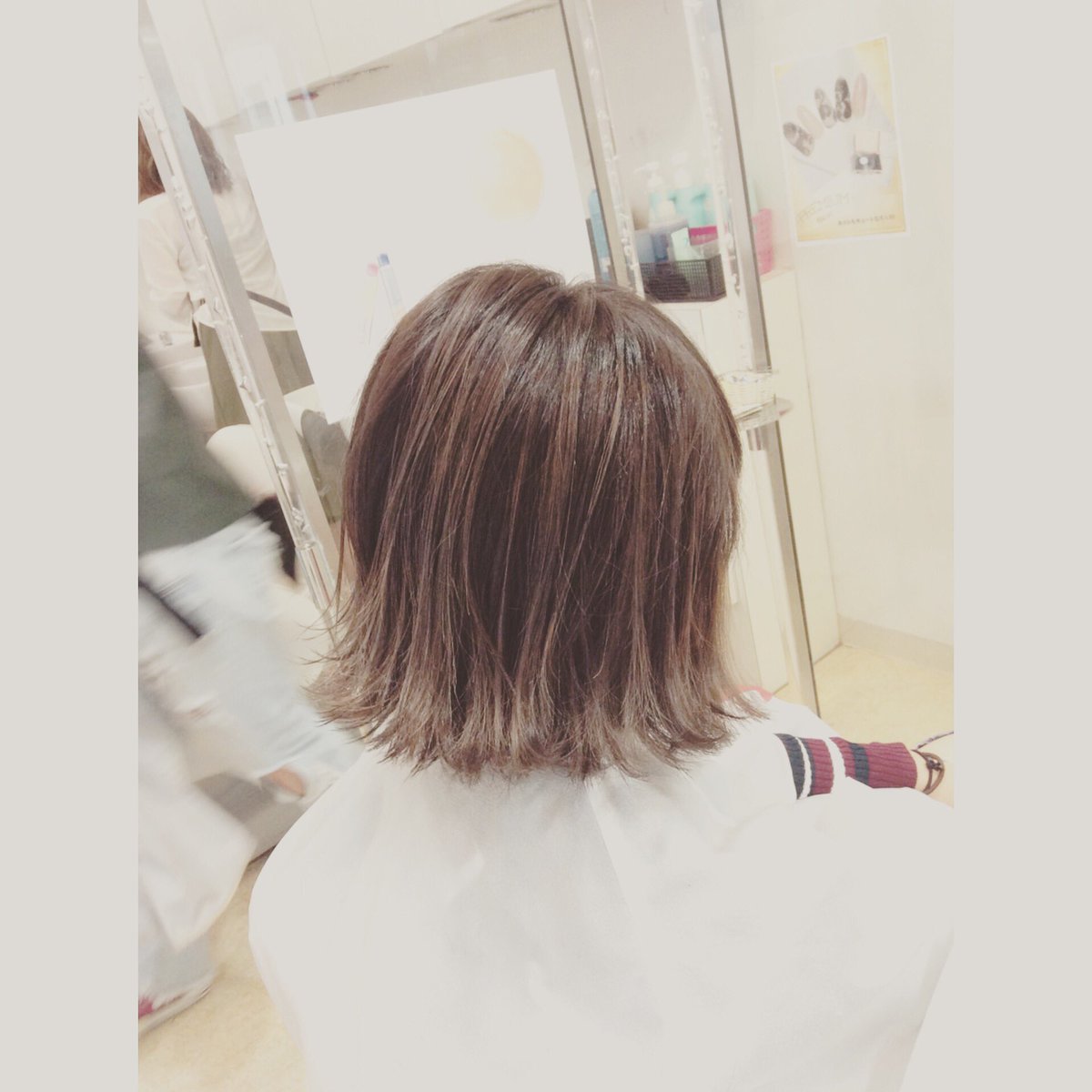 Mizuki20121101's tweet photo. カラーいって
実沙と合致してご飯いってきた😋🍴 https://t.co/ofd2vqbJ9T