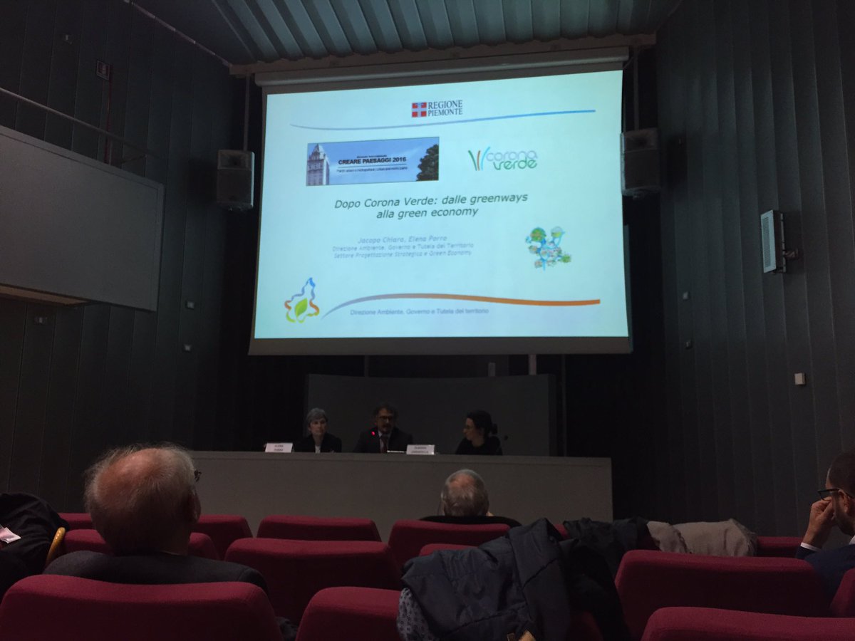 A #crearepaesaggi si parla di #coronaverde nel convegno Reti di Reti <a href="/PiemontAmbiente/">TerrAmbientePiemonte</a> <a href="/regionepiemonte/">Regione Piemonte</a>