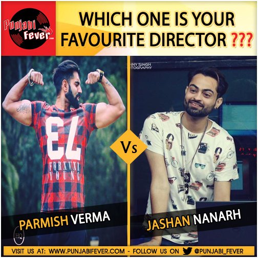 punjabifevertv's tweet photo. #Ban100 Folks
Which one is your Favourite Director?
@ParmishVerma OR @JashanNanarh 

@punjabi_fever https://t.co/goo8hEDEcv