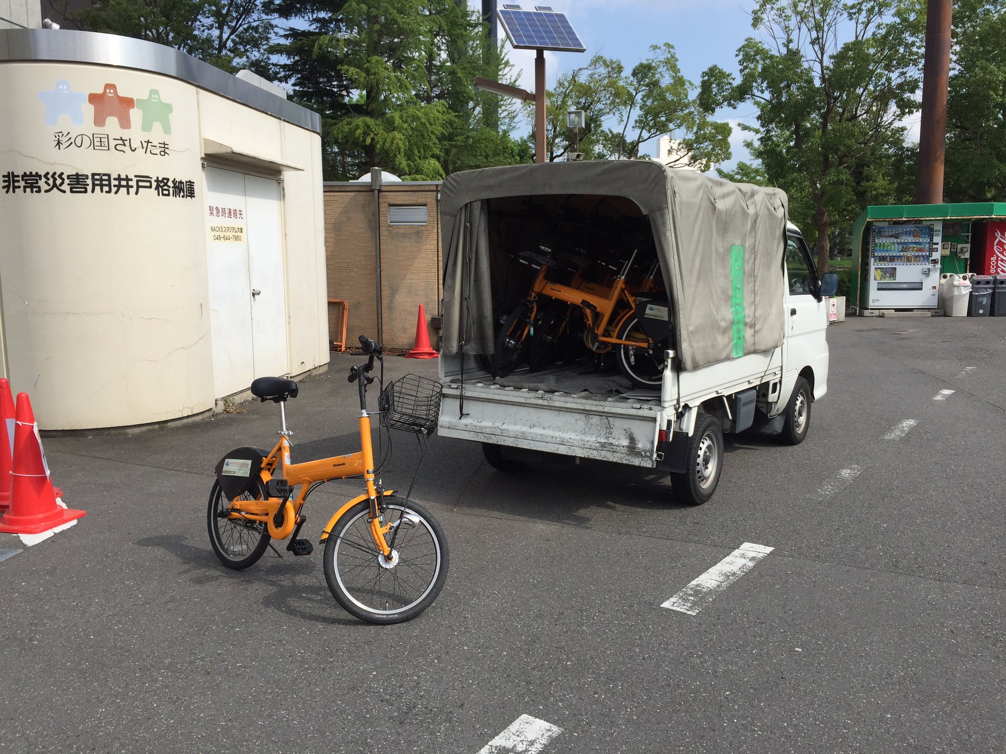 nack5スタジアム大宮 自転車