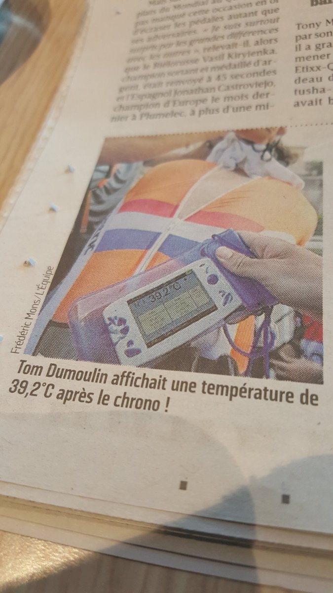 MitocondrION's tweet photo. Dumoulin alcanzo una temperatura corporal de mas de 39°c!!  en la crono de Doha https://t.co/8tGTLkokMz