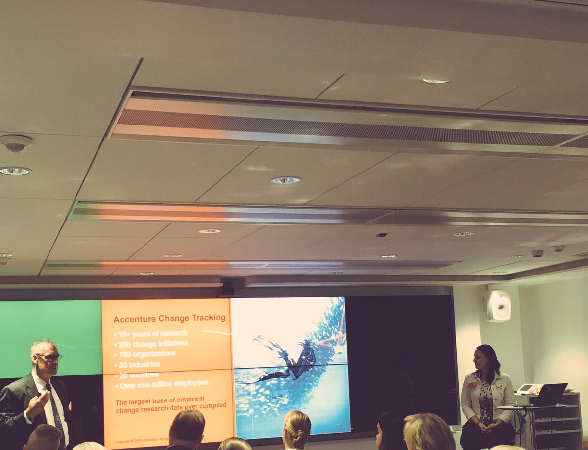 sonjaahman's tweet photo. Turning change upside down at @AccentureFI breakfast event. #changeanalytics #InsightDrivenChage @ParryWarren @Terhi_Annika https://t.co/DXK7hdiUtq