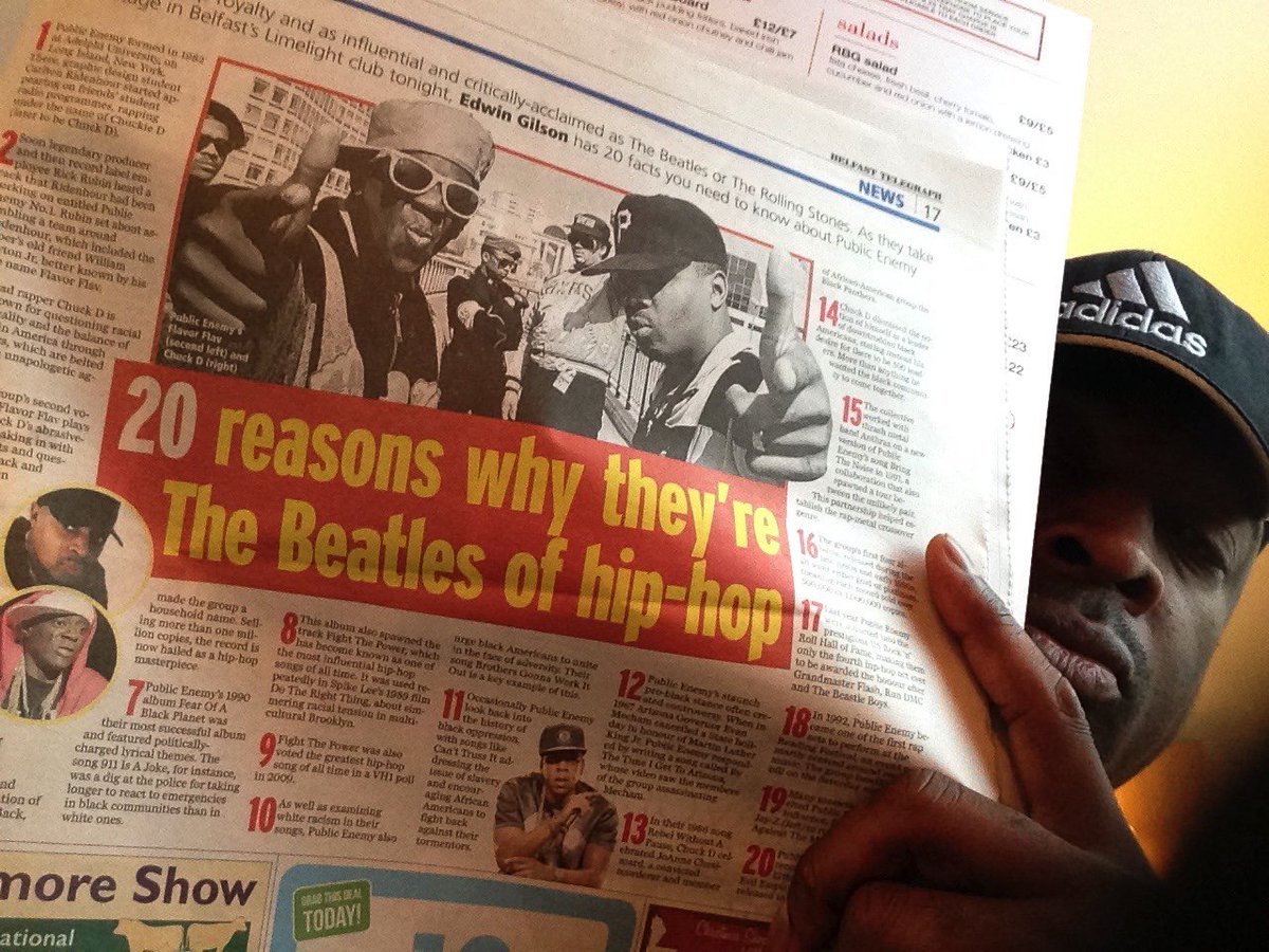 MrChuckD's tweet photo. Everywhere on Earth this was a Hip Hop comparison , NO USA HYPE. https://t.co/o3EEoOBtAJ