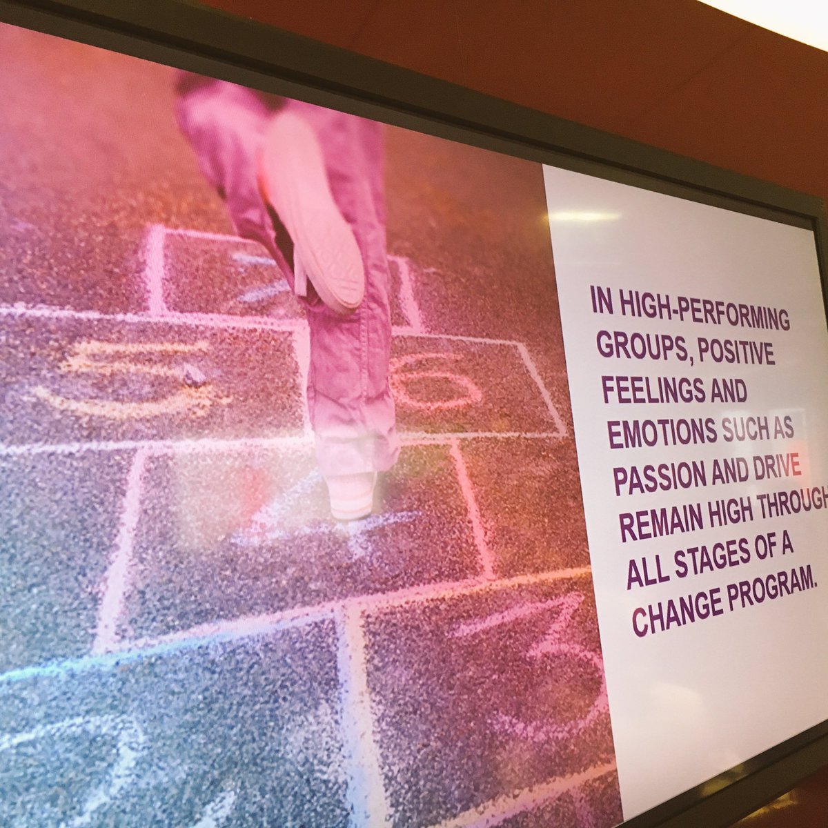 sonjaahman's tweet photo. @ParryWarren debunking the myths of leading change. #changeanalytics #InsightDrivenChage #transformation https://t.co/XJzVQ5szoo