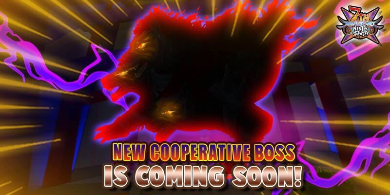 NinjaSaga's tweet photo. Ninjas, Cooperative temporary maintenance due to a new boss. 
And It's coming soooooon !
Prepare yourself now -> https://t.co/2GQfynvt2b https://t.co/fLfsIK5oBq