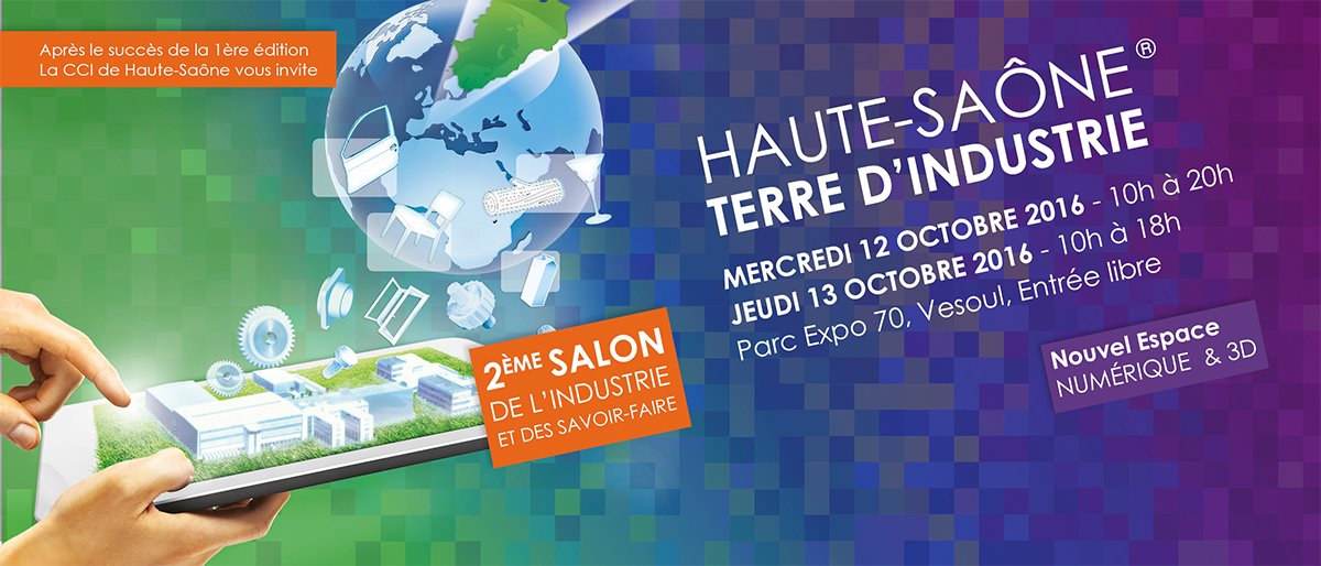 Le_Besson's tweet image. Retrouvez-nous dès à présent au salon de l'industrie de Haute-Saône :) #ParcExpo70