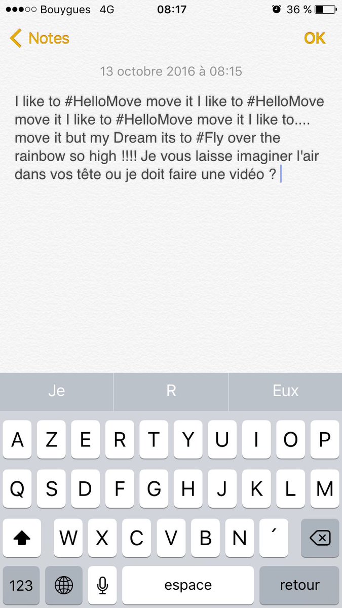 Ckou92's tweet image. I like to #HelloMove move it , my dream it&apos;s to #Fly .......