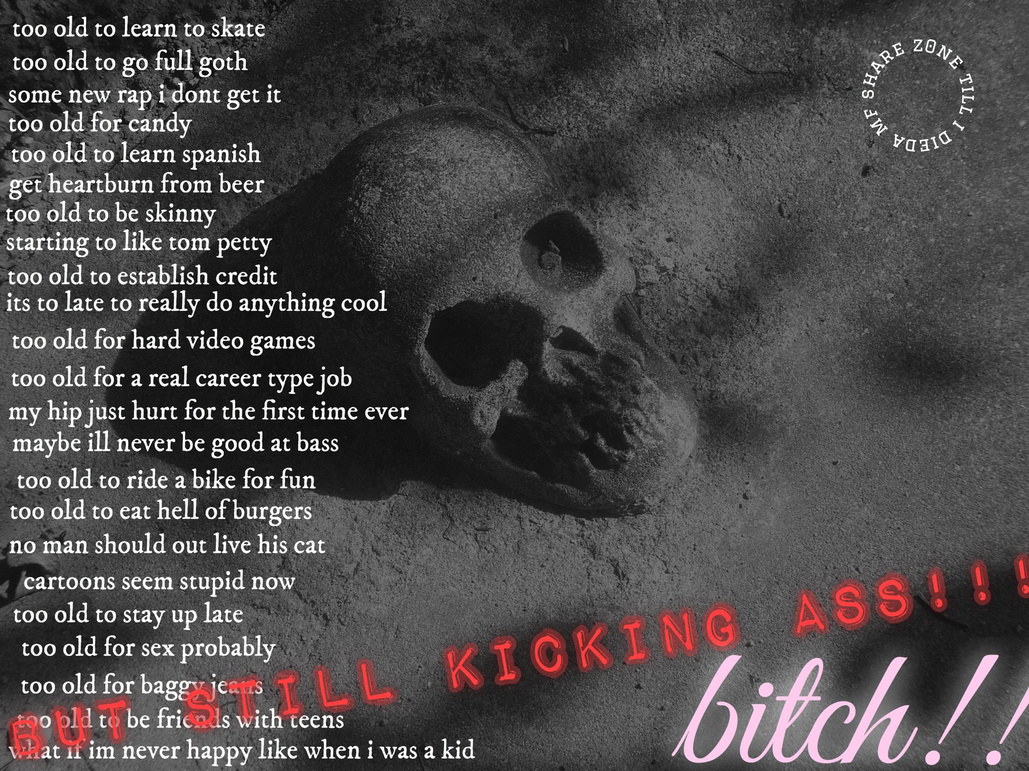 "THE,FUTURE WAS WIDE OPEN" TOM P.