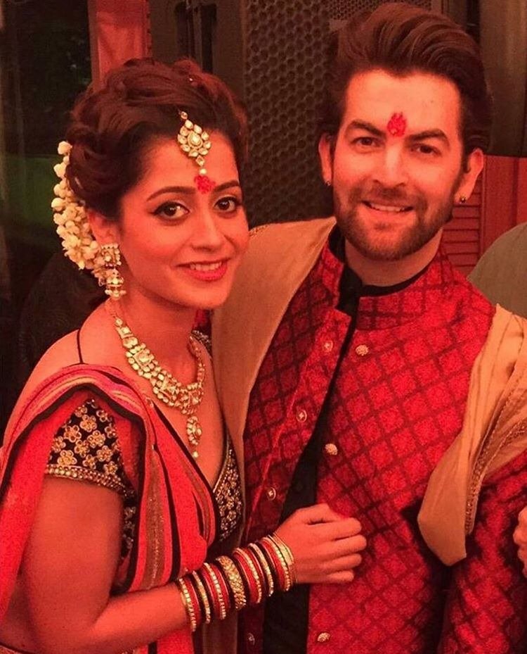 Colors_Cineplex's tweet photo. B'Town's most eligible bachelor gets engaged! Here's a snap of @NeilNMukesh and his fiance #RukminiSahay! https://t.co/HrvoIpivSh