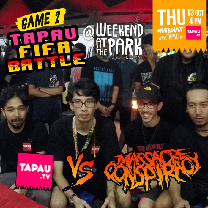TAPAUtv's tweet photo. It's not over, guys! #TFB @ #WeekendAtThePark (GAME 2) today at 4pm! Stay tuned! #katesapot https://t.co/mh0UyQQa1v