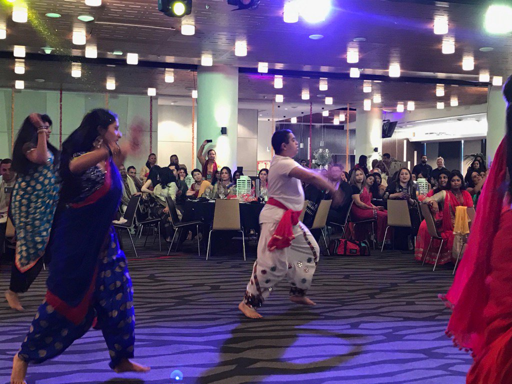 The mood is already infectious