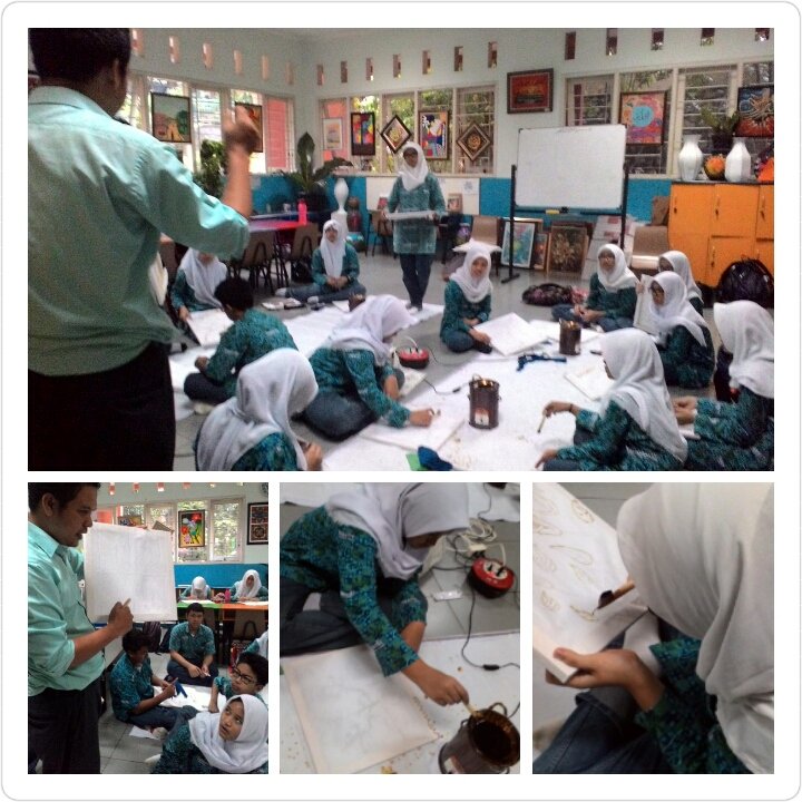 msnun's tweet photo. Kelas UA Batik di #LZJHCinere. Usia terbatas, karya sepanjang hayat, seni abadi. @Yun_Kusumawati @Lazuardi_GIS https://t.co/59UIImmFB0