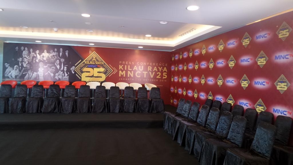 Official_MNCTV's tweet photo. Siang ini akan diadakan konferensi pers #KilauRayaMNCTV25 yang bertempat di tower 2 MNC Studios Kb. Jeruk jakarta https://t.co/PYXwN0akza
