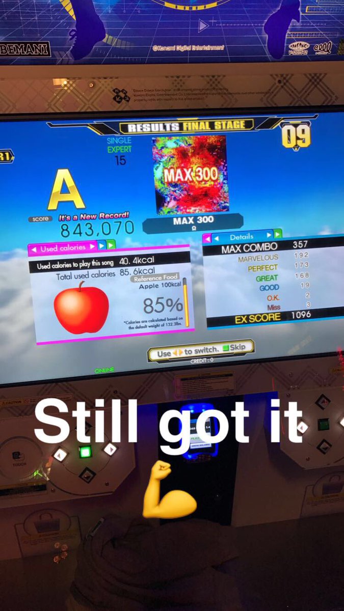 DannySimsMusic's tweet photo. Passing Max 300 was like a rite of passage back in high school. I'm glad I can still do it. #ddrfreak https://t.co/SKmATYfK4r
