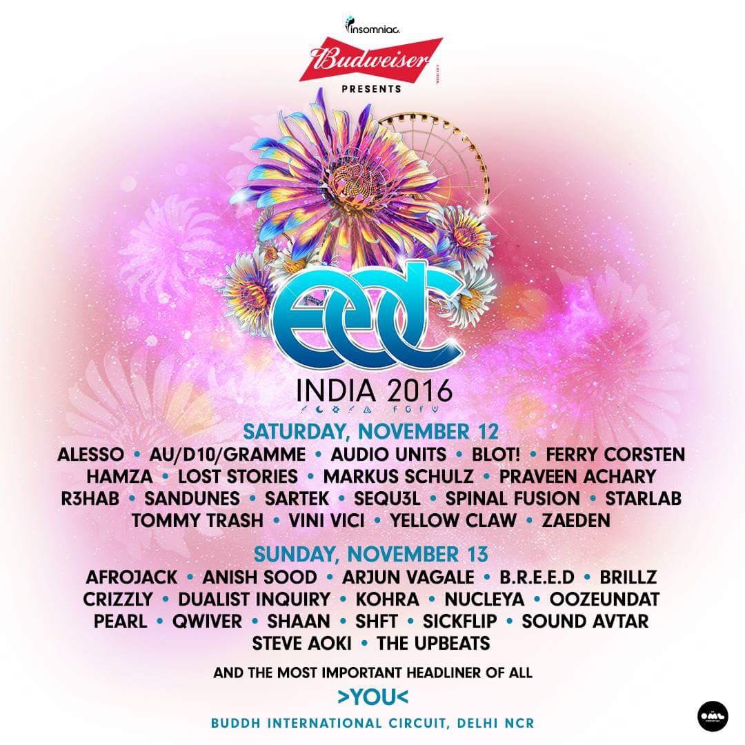 Edc India Day Wise Lineup Is Here Grab Your Single Day Tickets At Rs 2750 Shuttle Services Available Now Edcin T Co N0znopgvmd T Co Hgep5y7tzi Twitter