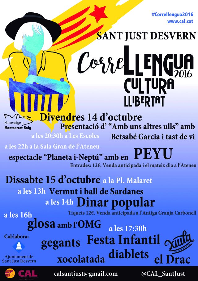 CAL_SantJust's tweet photo. Ja tenim aquí el #Correllengua2016 a #santjust.Ens ajudeu amb un RT? @movemsantjust @LluisMonfort @justfosalva @ICVSantJust @PodemosSantJust https://t.co/FPAv5Hyvc9