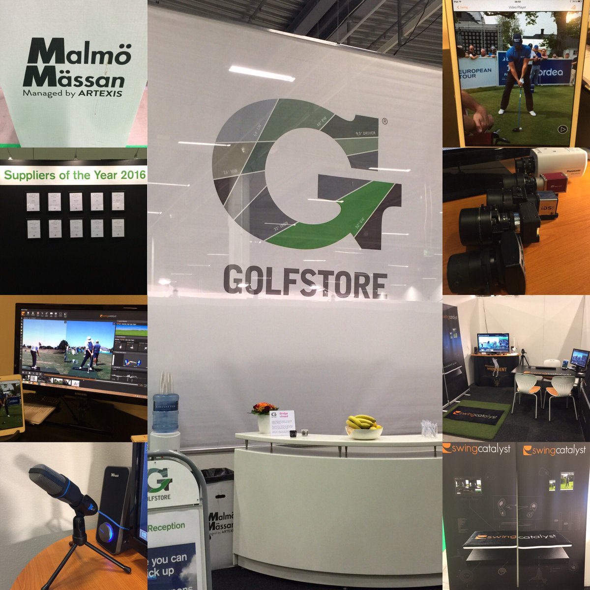 SwingCatalystEU's tweet photo. @SwingCatalyst part of #GolfStore this week demoing #video #balanceplate #cameras #lessonrecordings #launchmonitorintegration #app #online https://t.co/deoaSxuI2F