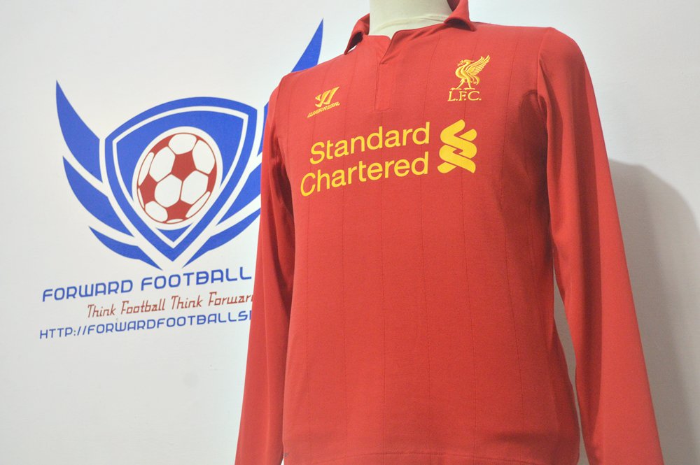 FWDfootballshop's tweet photo. #FFS13
Liverpool Home 12/13 - LS
XL BOY (62x49)

Used
Noda kuning di bawah/dalam kerah https://t.co/FnBkMrxu4u