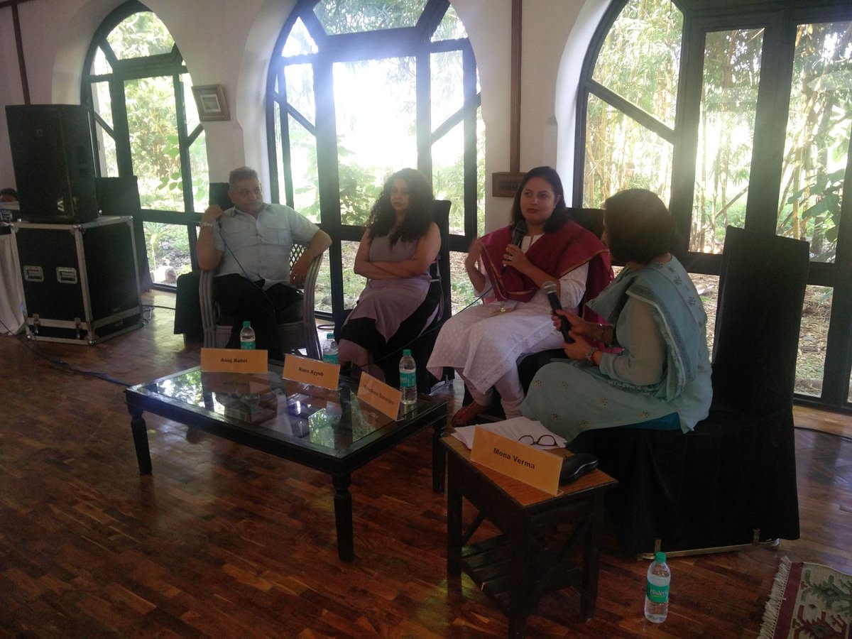 hungrytide's tweet photo. @RanaAyyub @justkanchana anuj bahri & mona varma share insights on getting your first work published @KumaonLitFest #KLF2016 https://t.co/tIOzx35Ntn