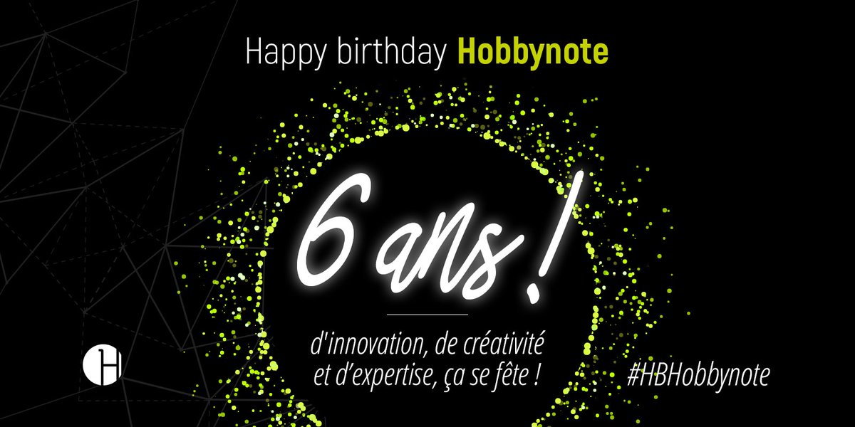hobbynoteFrance's tweet photo. 🎉 6 ans déjà ! Célébrez avec nous l'anniversaire d'Hobbynote : partagez vos souvenirs avec #HBhobbynote !
#jaimemaboite https://t.co/zEoaL7CGND