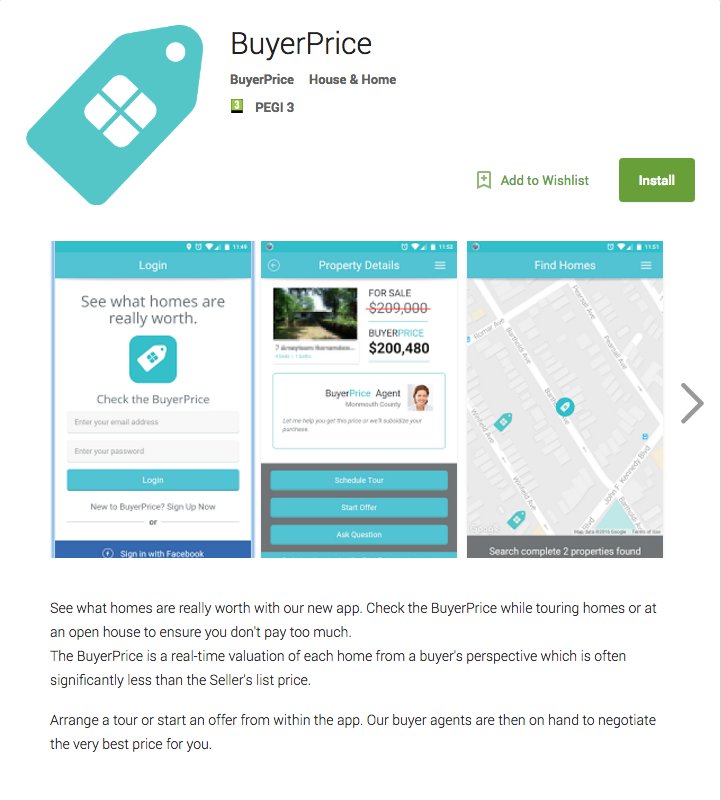 And for our 101st tweet? We're keeping the good news coming: BuyerPrice is also available to download on Google Play too! Go, go go!