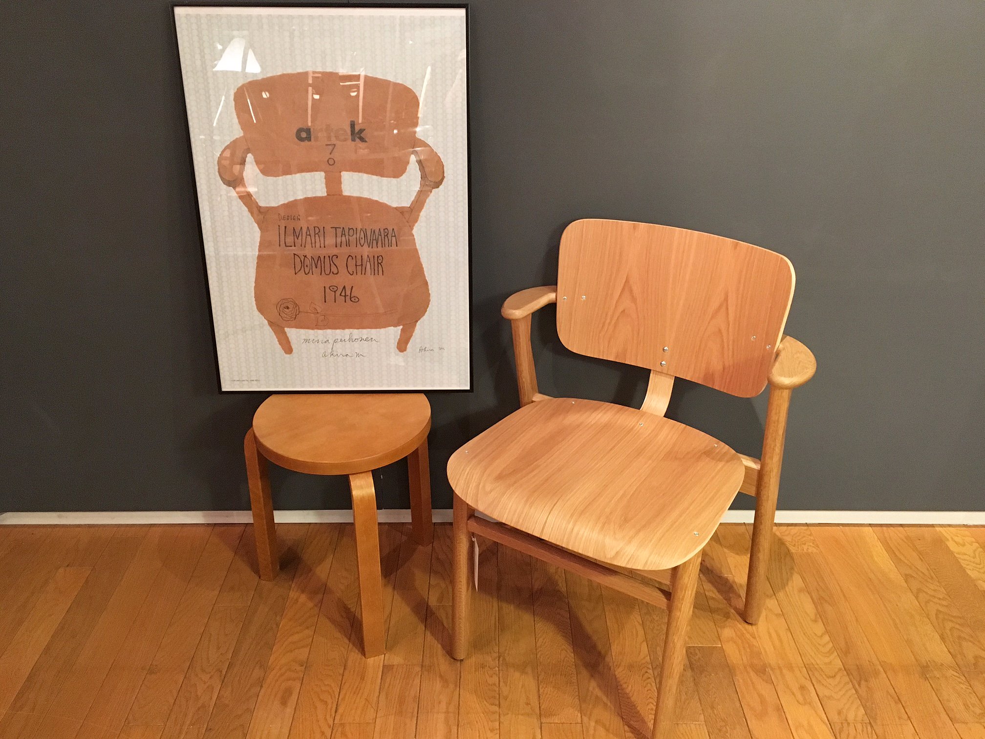 アルテック ポスター.ドムズチェア ARTEK アルテック ドムスチェア