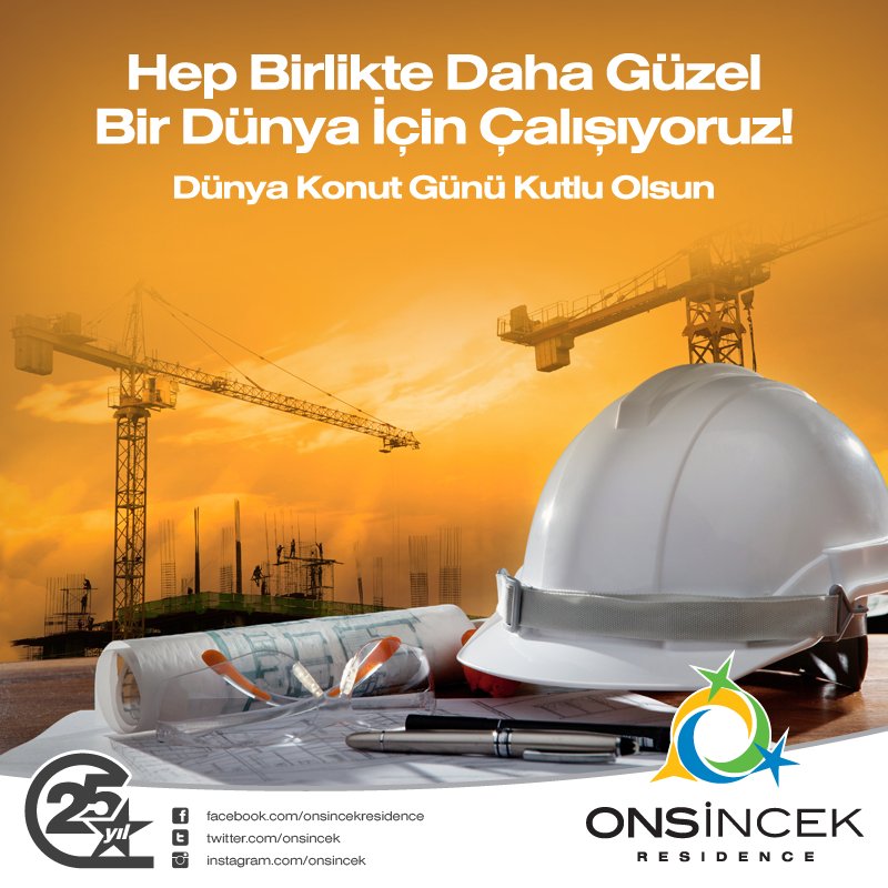 ONSINCEK's tweet photo. Hep birlikte daha güzel bir dünya için çalışıyoruz! Dünya Konut Günü Kutlu Olsun. https://t.co/n7TaOhyQB8