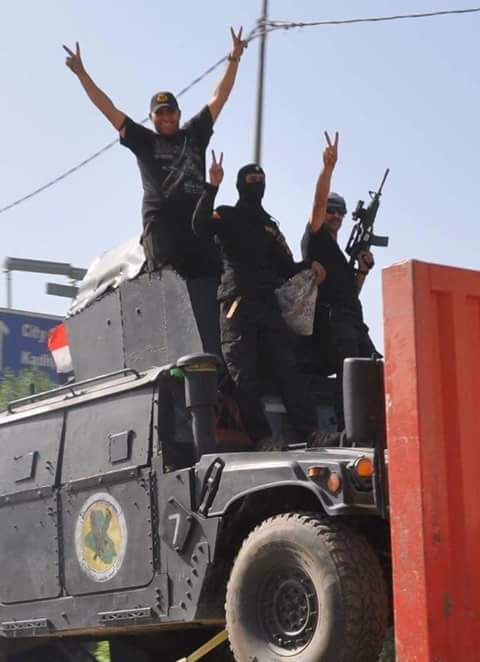 لقد قضي الامر يا داعش
جحافل ابطال قوات مكافحة الارهاب تنطلق الى مدينة ⁧#الموصل⁩ 
 #الموصل_بدايه_النهايه
