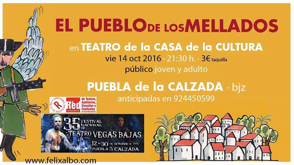 FLXALBO's tweet photo. ¿Te pilla cerca?
¿A alguien a quien quieres?
Mañana, en #puebladelacalzada acabaremos #melladosderisa 
#RECOMENDADO… https://t.co/7PMdaLUB52