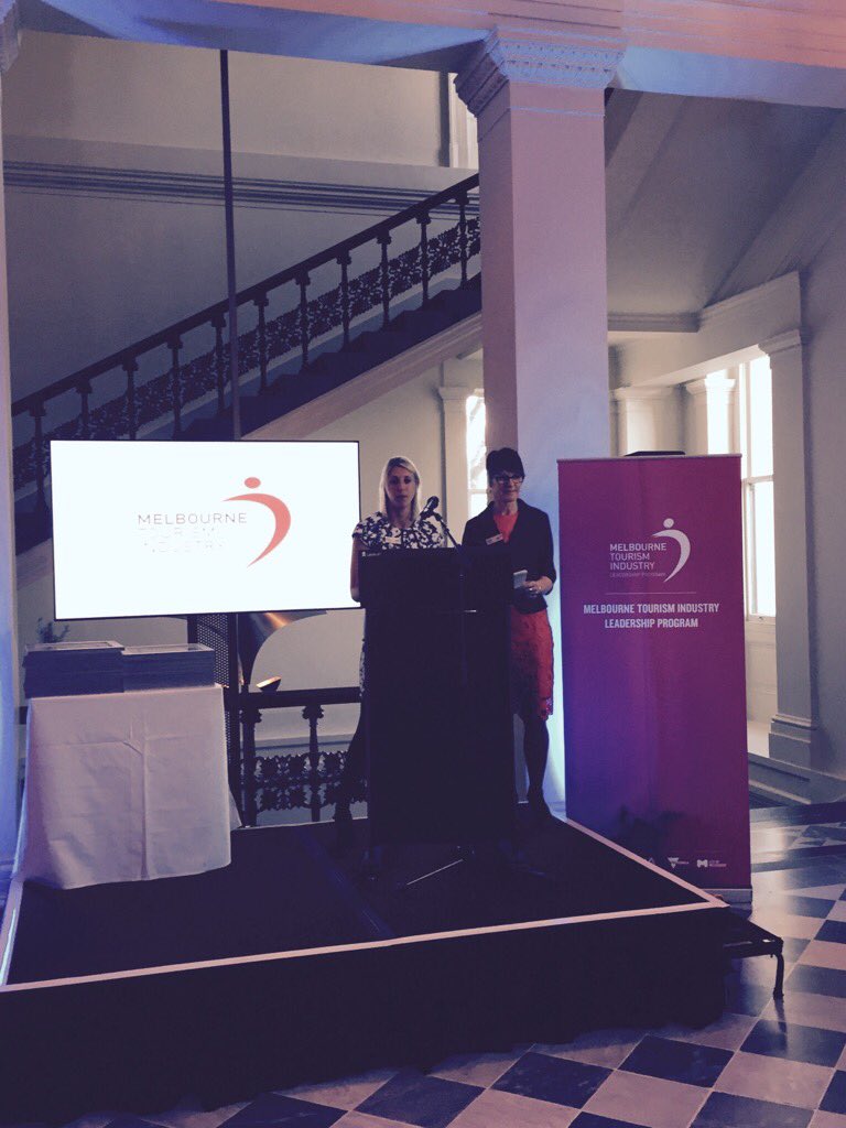 DestMelbourne's tweet photo. "We see the possibilities of lifelong friendships and collaboration" - #MTILP graduates Bianca and Janine https://t.co/0hbQrVXUT0
