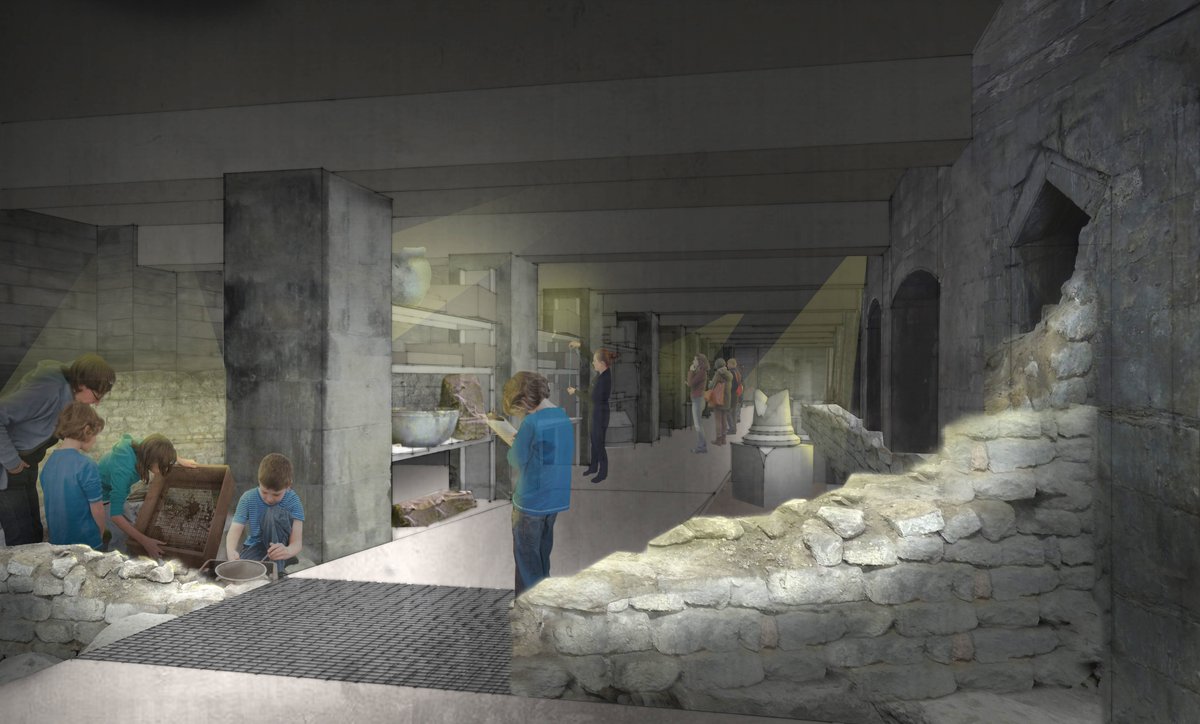 RomanBathsBath's tweet photo. EXCITING ANNOUNCEMENT! We are thrilled to have received a £3.4m National Lottery grant from @heritagelottery for the #ArchwayProject! https://t.co/uGP8B28NTB