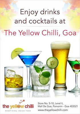 yellowchilligoa's tweet photo. TYC is proud to announce the Grand Launch of our Signature Bar menu!!
For Reservations Call:0832 2411139/9049571782/783 https://t.co/6u1gg0CAyU