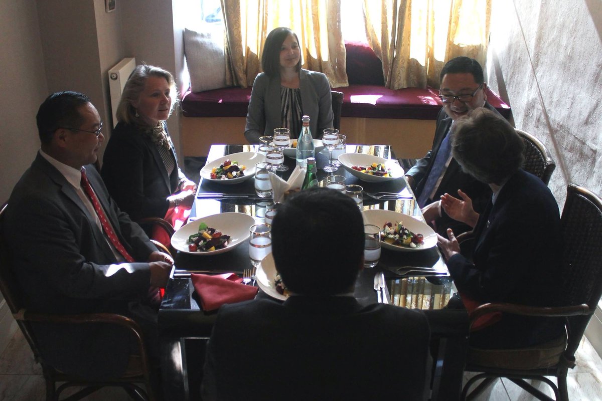 Meeting w/ PDAS Thornton &amp; <a href="/MFA_Mongolia/">MFA Mongolia</a> State Secretary D. Davaasuren to discuss the full range of bilateral issues. <a href="/USAsiaPacific/">Bureau of East Asian and Pacific Affairs</a>
