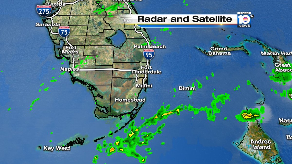 Expect some speedy showers off the breeze this morning.Watch local10 for more. https://t.co/i0TrfP5OvL