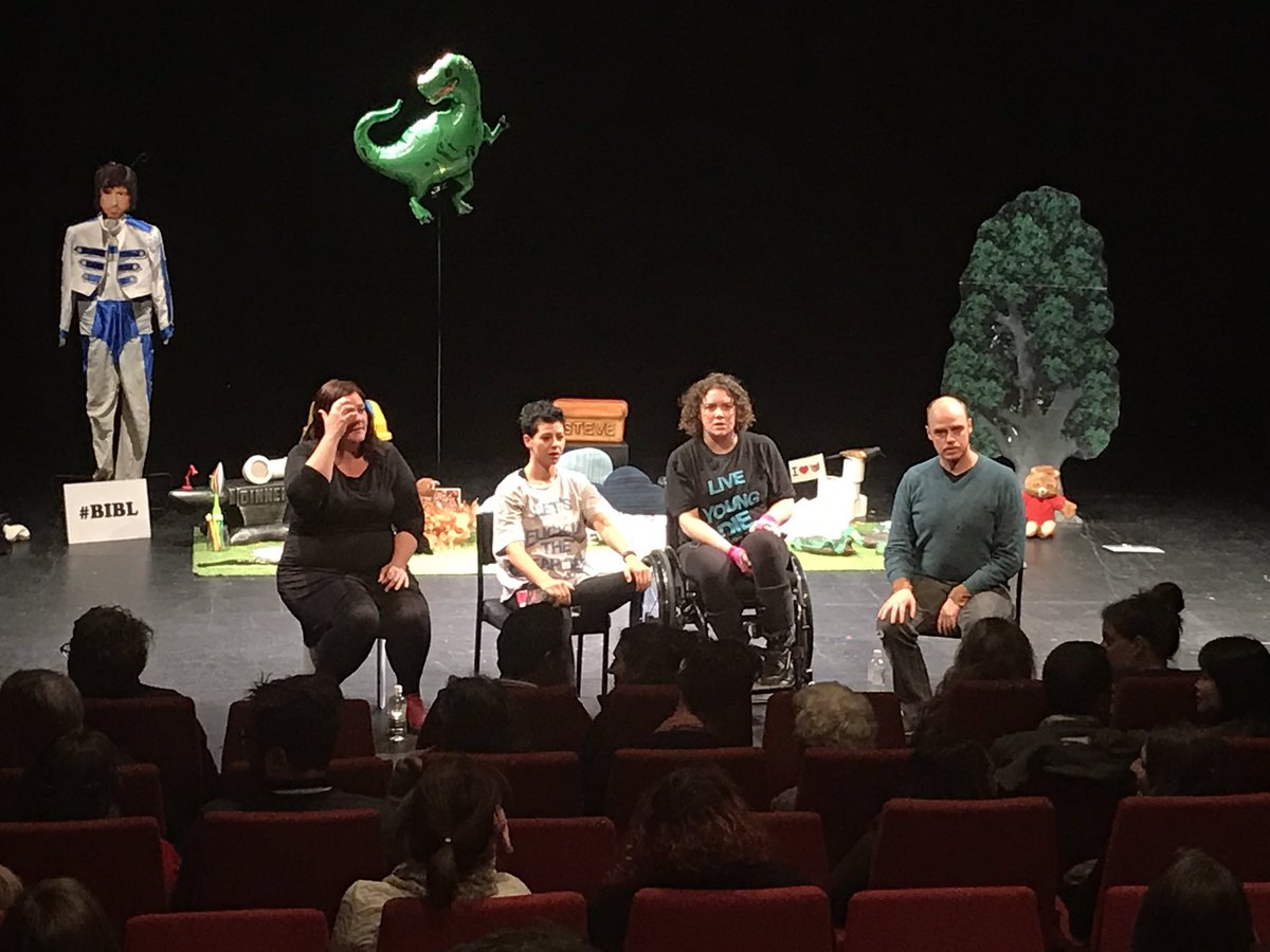 ATS3113Allan's tweet photo. Q and A time here at backstage in biscuit land. Do not miss this show all weekend #bibl @melbfestival https://t.co/uDjJr4LQKu