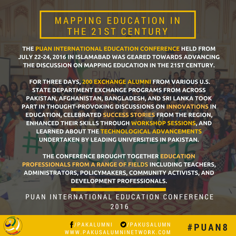 PakUSAlumni's tweet photo. Today we throwback to the eighth #PUAN thematic conference #MappingEd for the 21st Century! #EducationConference #ThrowbackThursday #PUAN8 https://t.co/8fTZahuUVS