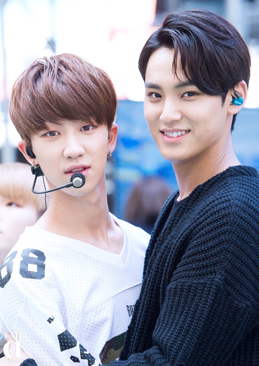[PIC] SEVENTEEN The8 &amp; Mingyu
Crd: Dispatch news, Vliveofficial