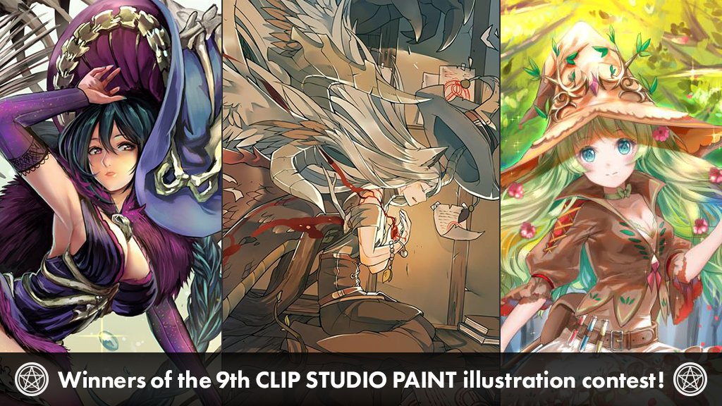 CLIP STUDIO PAINT on Twitter "Winners of the 9th CLIP STUDIO PAINT