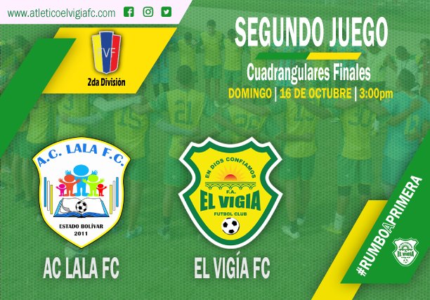 AtleticoElVigia's tweet photo. #SegundaDivision #CuadrangularesFinales Próximo partido de nuestro equipo este fin de semana #ObjetivoPrimeraDivision https://t.co/PSQHpp40Q6
