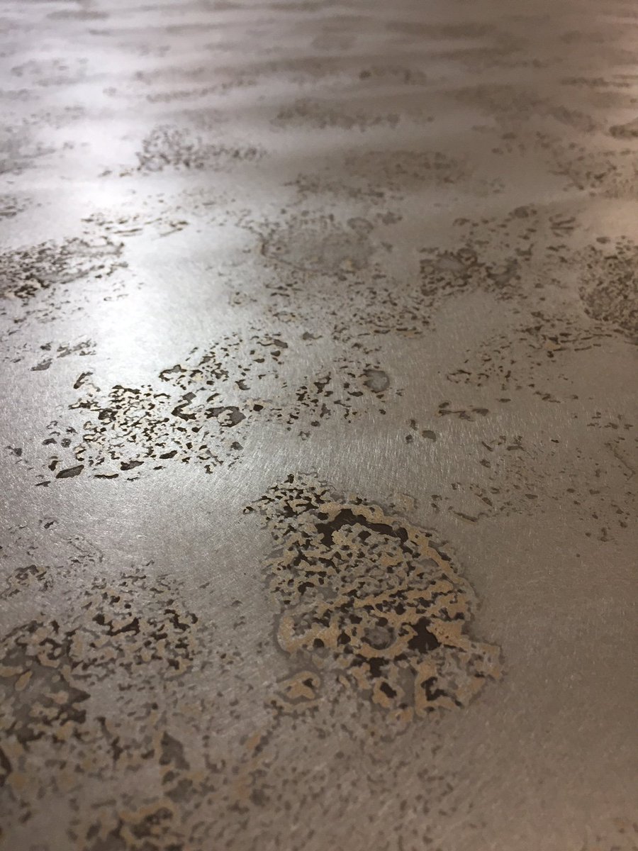 Richard_AJ_Hart's tweet photo. #liquidmetal finish being applied to various panels for a Mayfair project @DecorusDesign #bespoke #privateresidence #madeinengland https://t.co/mwwTc85YAV